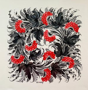 KALYNA TWO - 14 in x 14 in (35.5 cm x 35.5 cm)