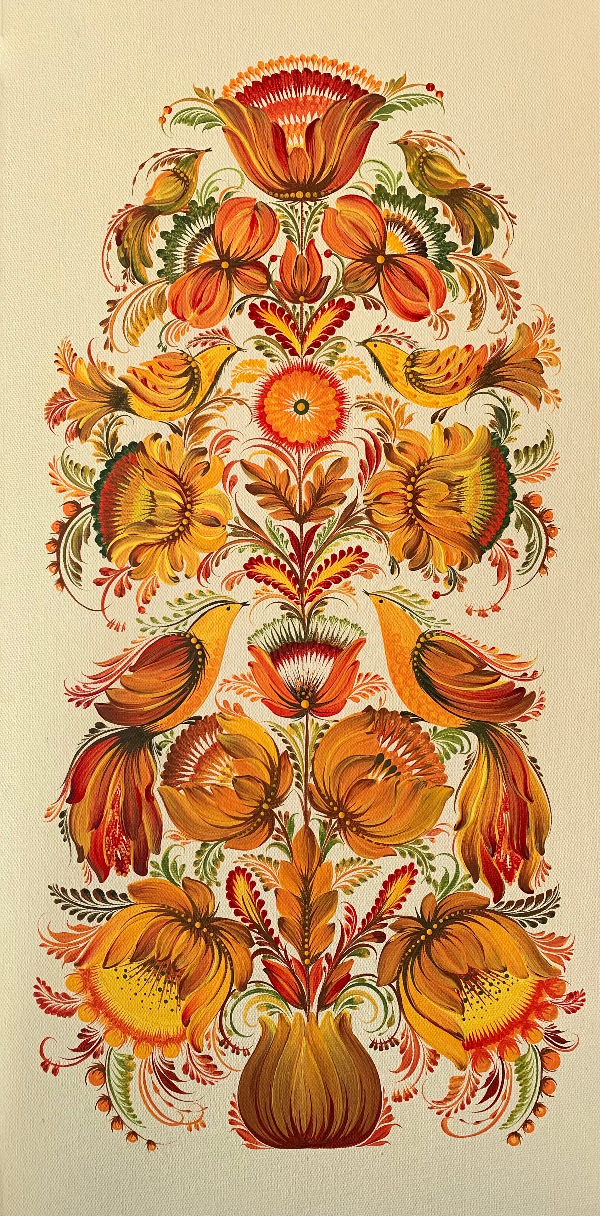 FAMILY TREE - 12 in x 24 in (30.5 cm x 60.9cm)