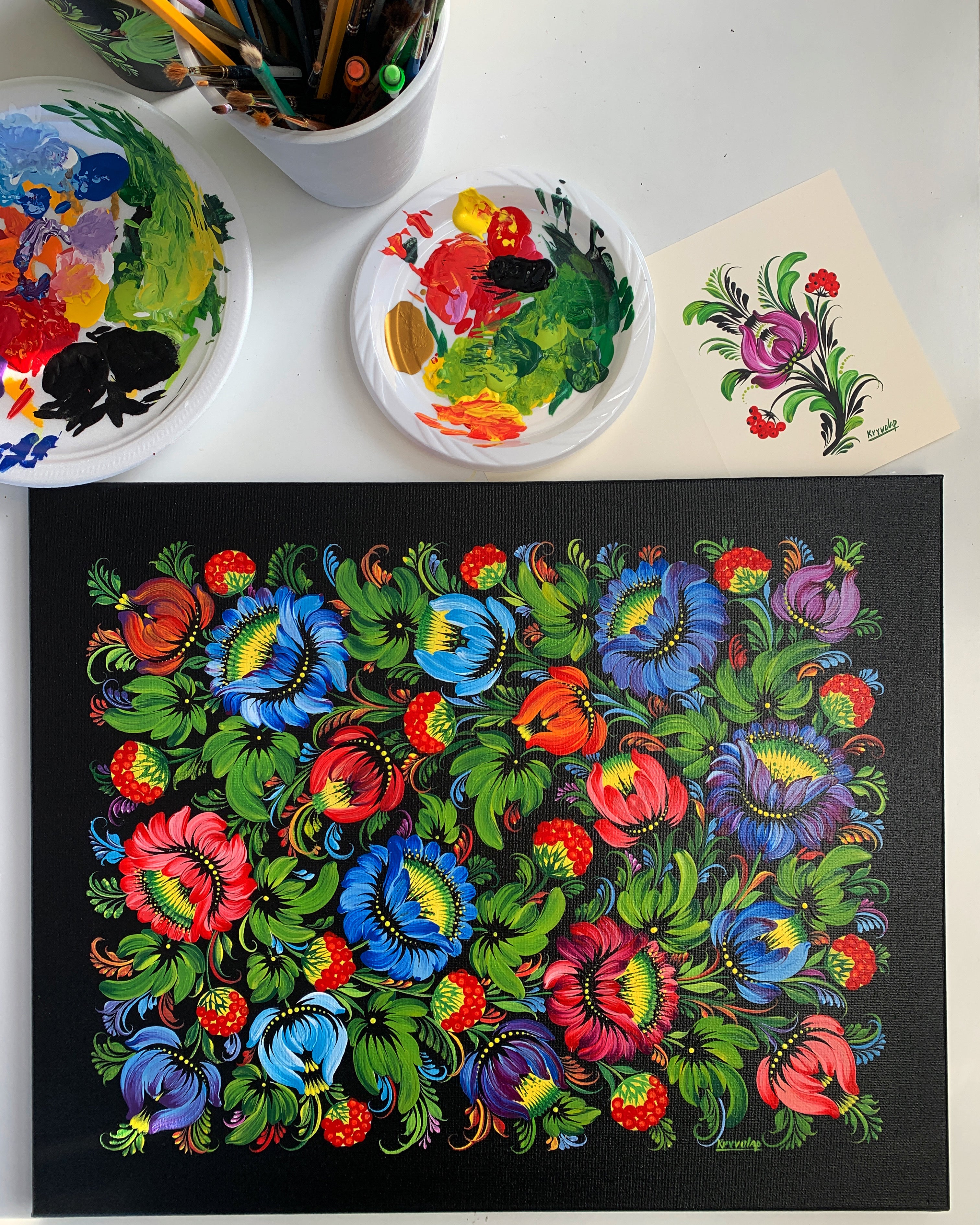 BRIGHT DAY TWO - 20 in x 16 in ( 50.8 cm x 40.6cm)