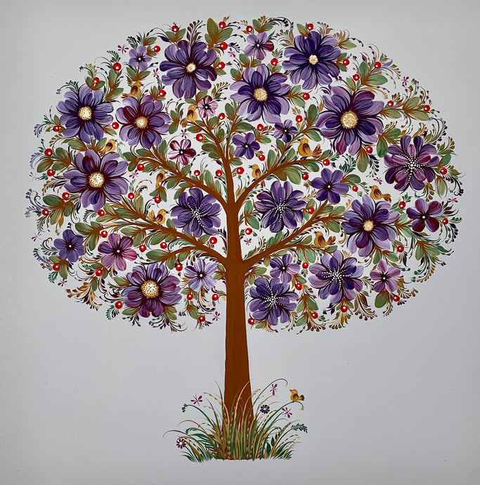 LILAC DREAMS - 20 in x 20 in (50.8 cm x 50.8 cm)