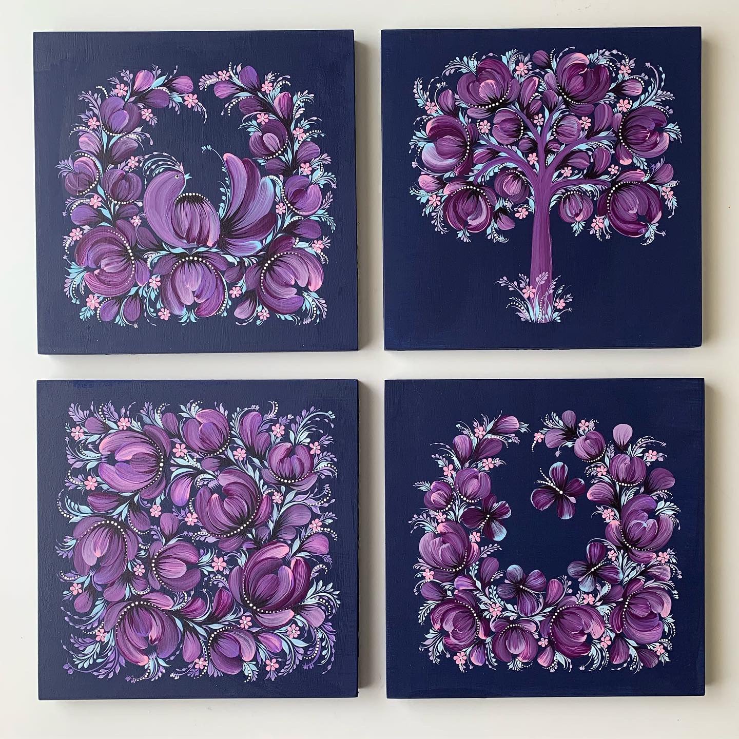NEON PATTERNS - 10 in x 10 in (25.4 cm x 25.4 cm)