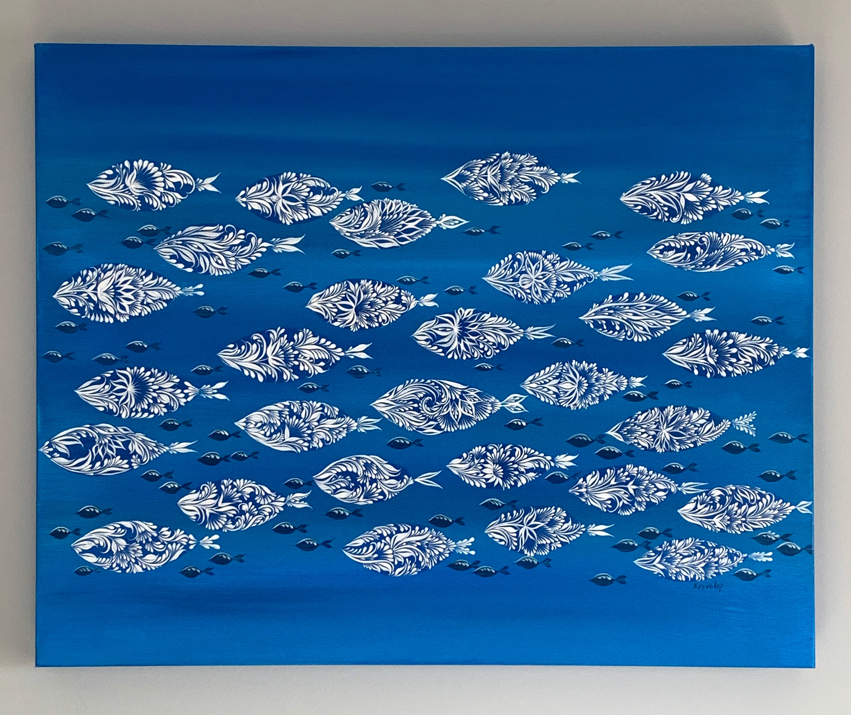 MESMERIZING CLUSTER - 24 in x 30 in (61 cm x 76.2 cm)