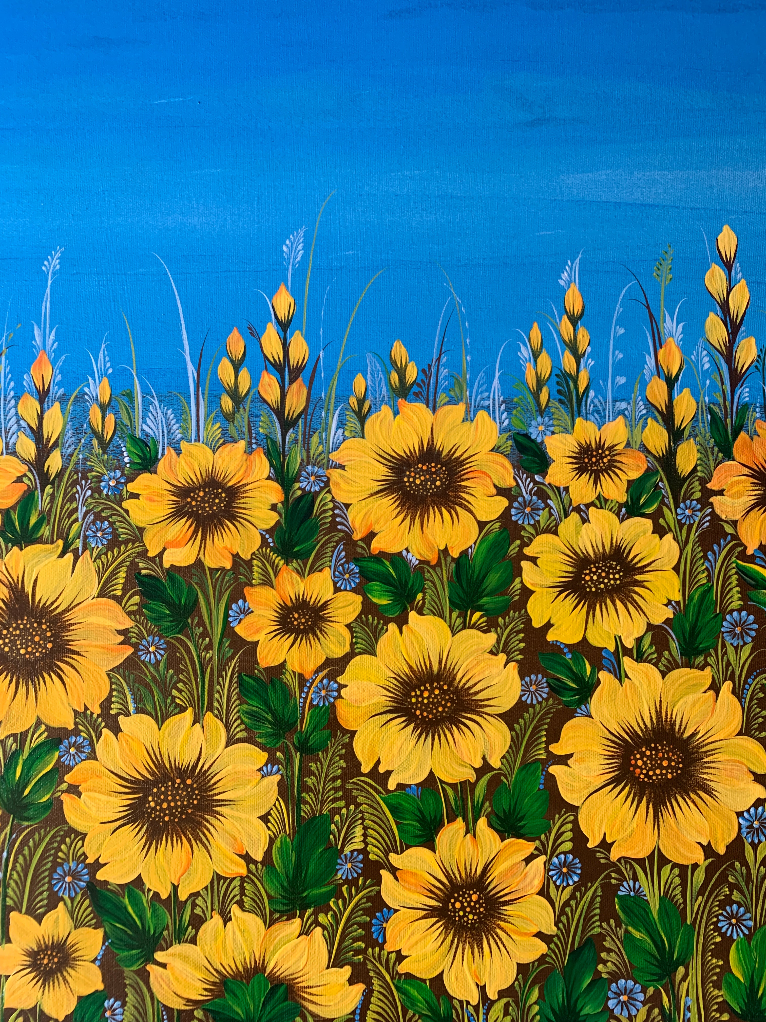 UKRAINIAN FIELD  - 24 in x 48 in (61 cm x 122 cm)