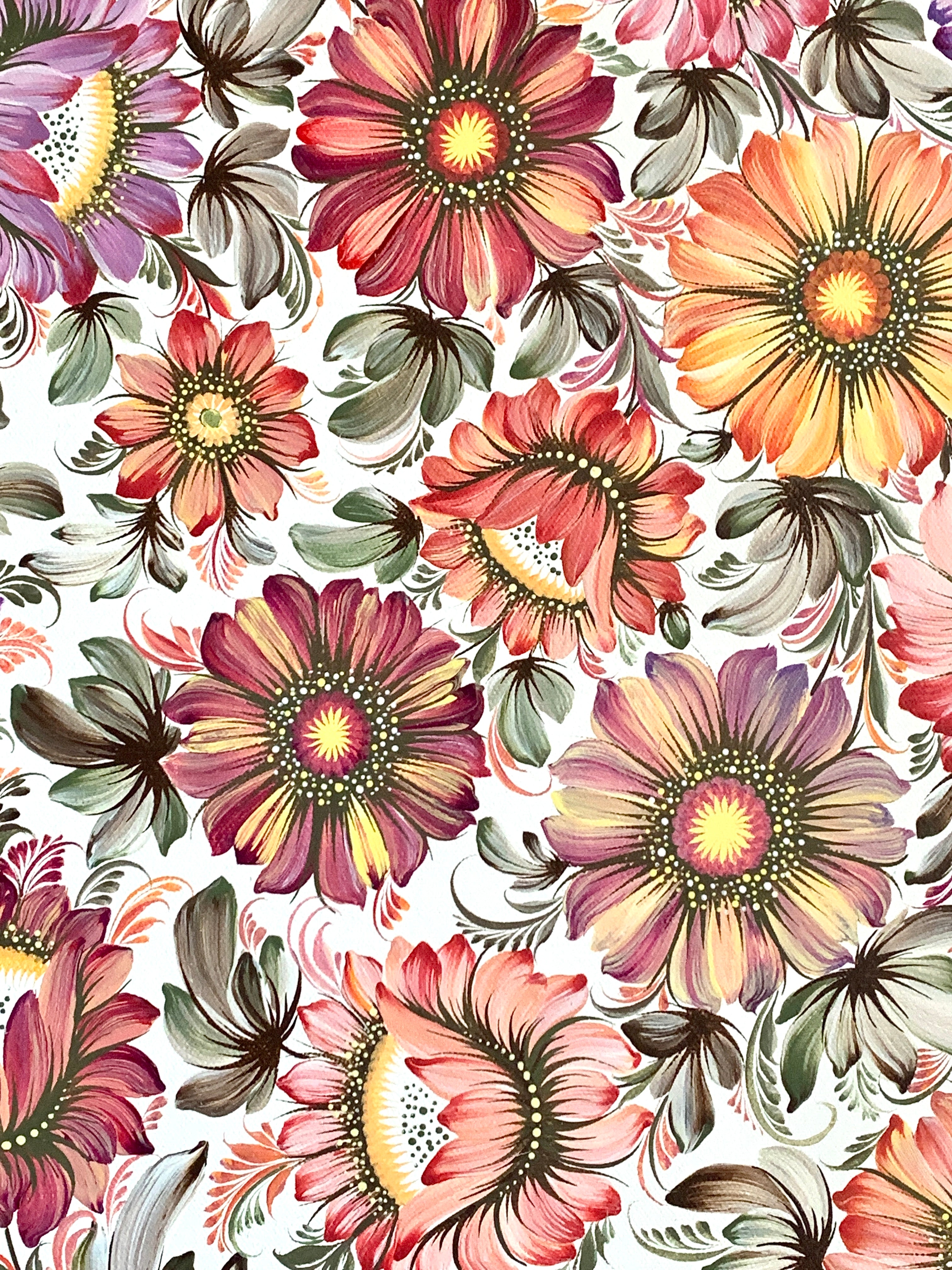 COLORS OF EFFLORESCENCE - 30 in x 40 in (76.2 cm x 101.6 cm)