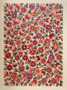 VIBRANT BLOOMS - 36 in x 48 in (92 cm x 122 cm)