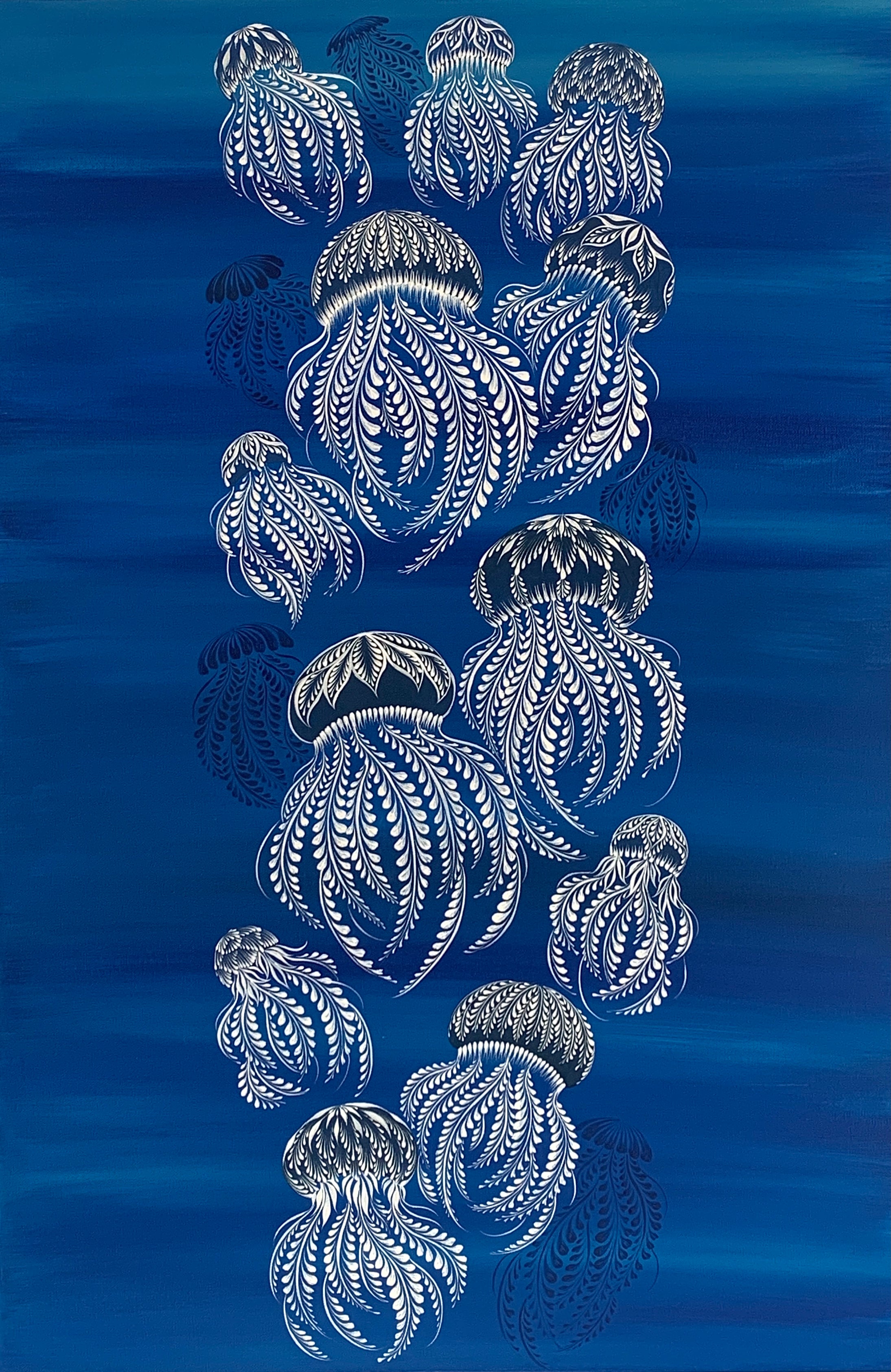 GLOWING CHARM - 24 in x 36 in (61 cm x 92 cm)