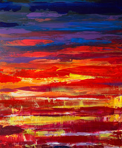 SUNRISE THREE - 20 in x 24 in (50.8 cm x 61 cm)