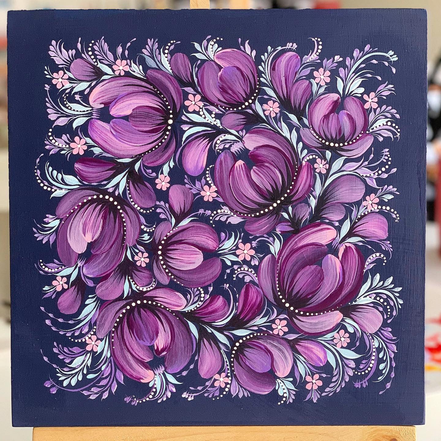 NEON PATTERNS - 10 in x 10 in (25.4 cm x 25.4 cm)