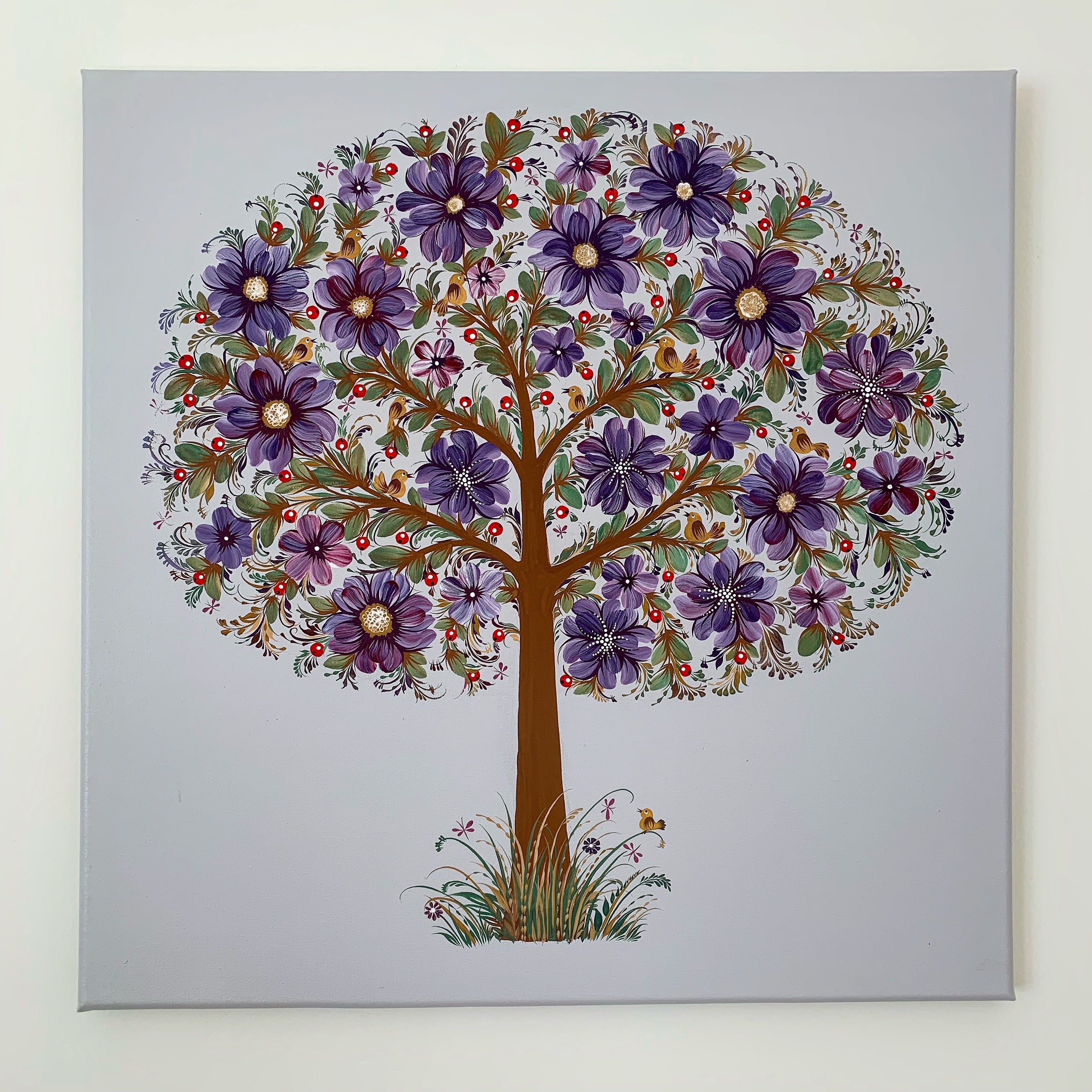 LILAC DREAMS - 20 in x 20 in (50.8 cm x 50.8 cm)