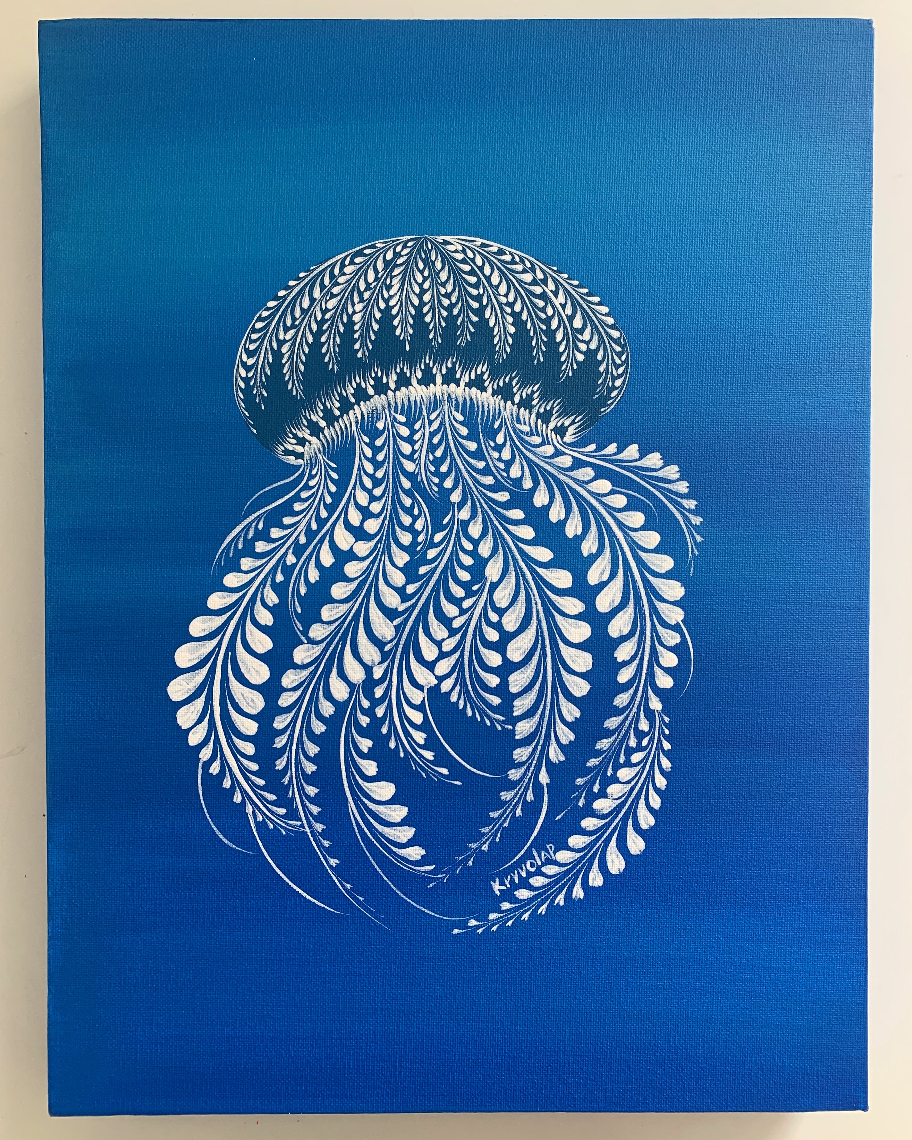 JELLYFISH - 12 in x 16 in (30.5 cm x 40.6 cm)
