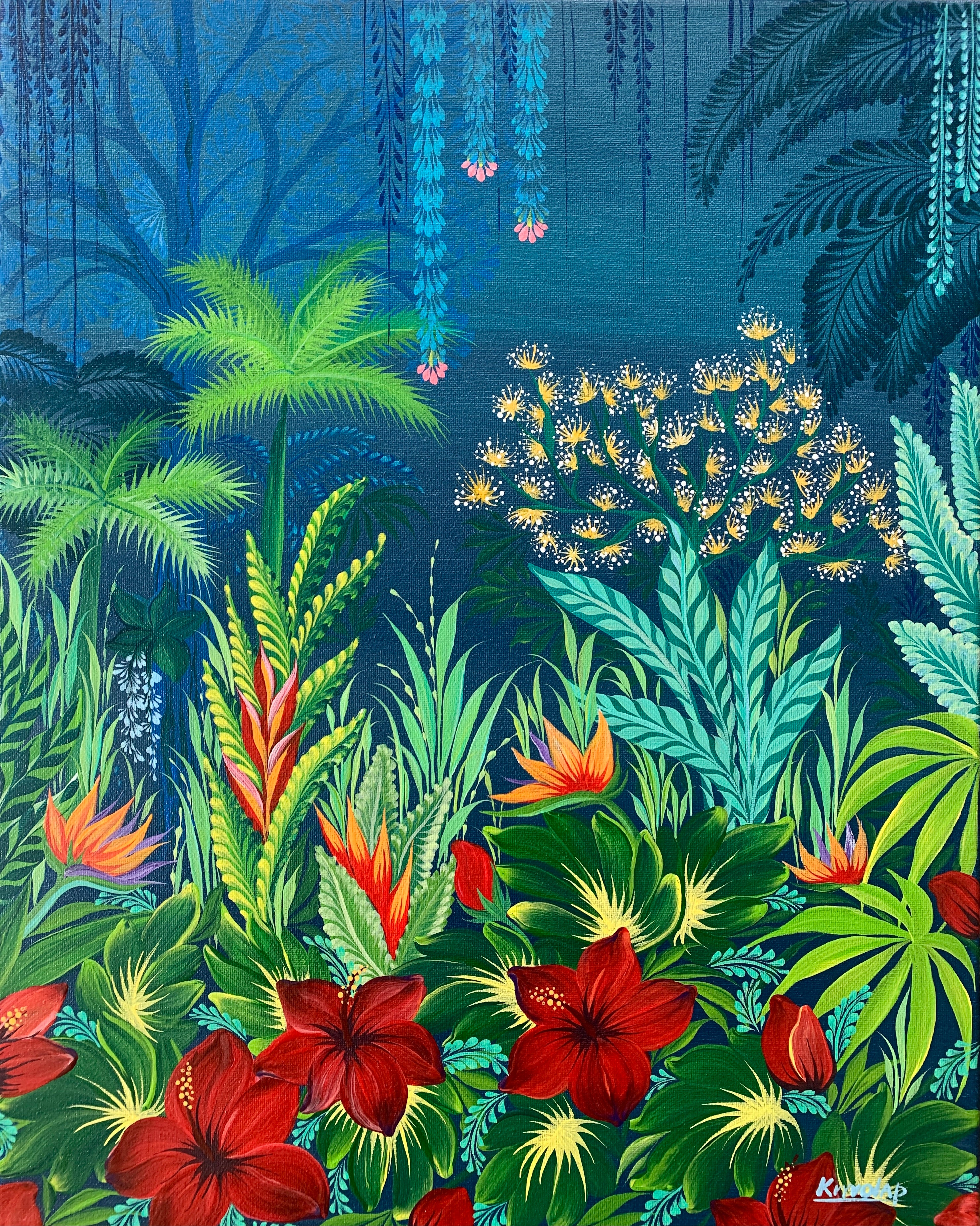 UNTOUCHED OASIS - 16 in x 20 in (40.6 cm x 50.8 cm)