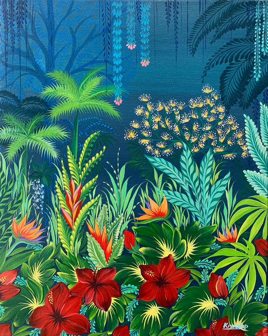 UNTOUCHED OASIS - 16 in x 20 in (40.6 cm x 50.8 cm)