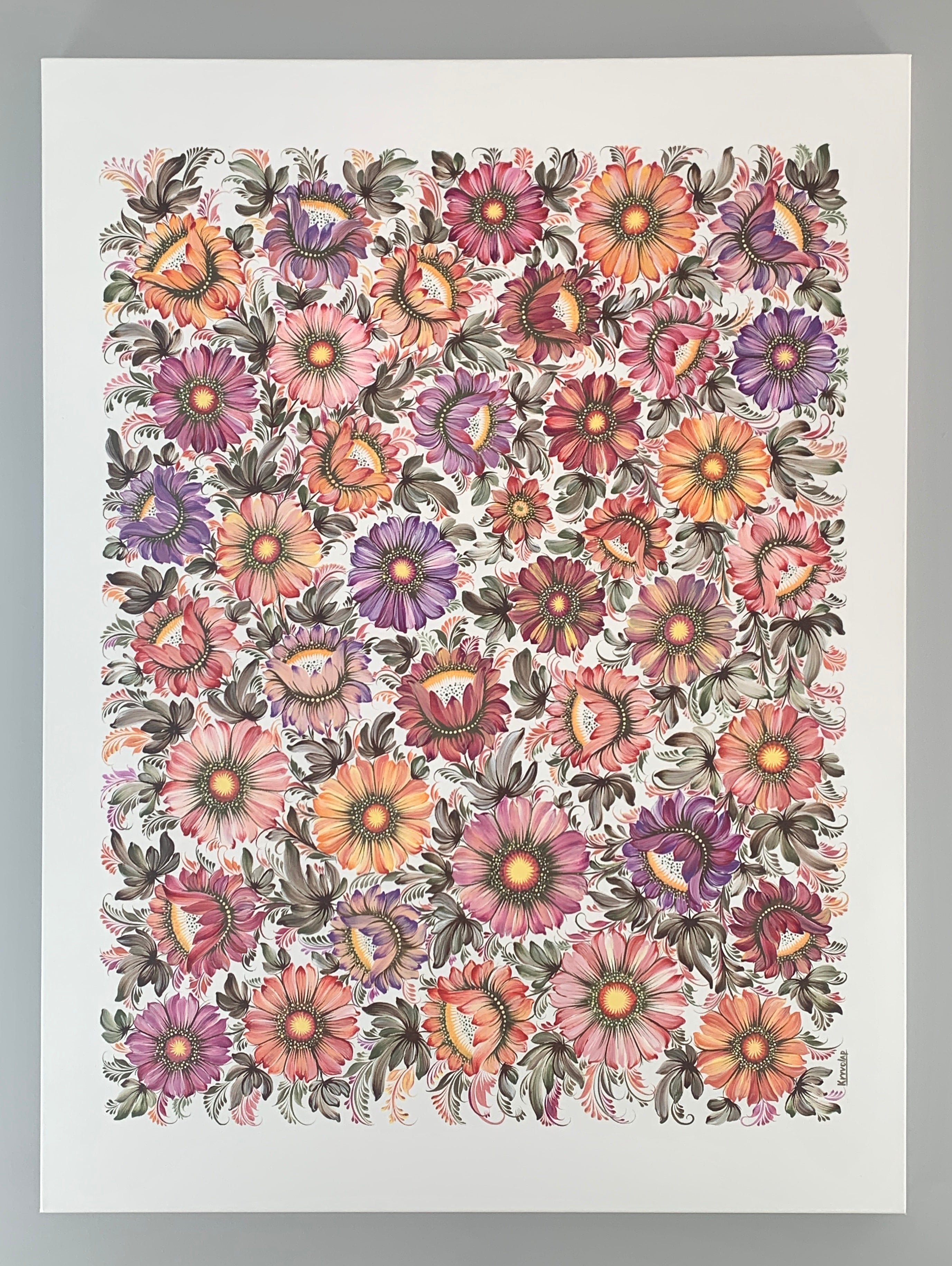 COLORS OF EFFLORESCENCE - 30 in x 40 in (76.2 cm x 101.6 cm)